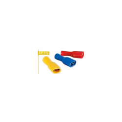 SPOTLIGHT Coffret de 12 cosses électriques pour voiture - Lot de 18 cosses plate femelle isolée - ? 6.3mm - Rouge, bleu, jaun ...