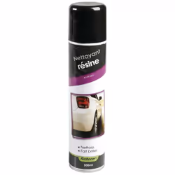 Nettoyant Résine 300 ml. Idéal pour nettoyer et détacher les carrosseries de voiture, moto... Caractéristiques : Nettoie Fait ...