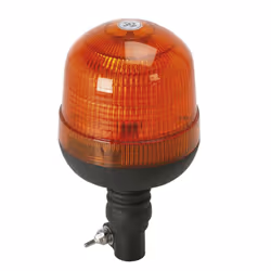 Gyroflash pour fixation sur tige 12 et 24 volts. Gyrophare à led avec base flexible à fixer sur une tige (tige non fournie). ...