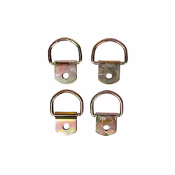 SPOTLIGHT Anneau arrimage, anneaux de fixation pour remorque - 4 pièces - A fixer - Dimensions anneau : 48 x 59mm - Dimension ...