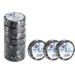 Eurocel - Lot de 10 rubans adhésifs isotape électricien noir 0150S1148