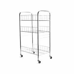 MSV Chariot Multi-Fonctions, Rectangulaire, Chrome, Acier, Acier, 370 mm, 265 mm