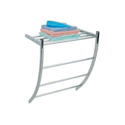 MSV 3700281404357 porte-serviettes et anneau porte-serviettes Support de serviette Mural Gris
