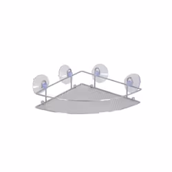 MSV ETAGÈRE D'ANGLE DE DOUCHE, Acier, Chrome, Mural, Serviteur de douche, 270 mm, 170 mm