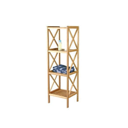 MSV Etagère 4 Niveaux Bambou