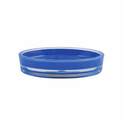 MSV PORTE SAVON, Bleu, Acrylique, Ovale, 130 mm, 90 mm, 30 mm