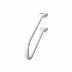 MSV 3700281406993, Blanc, Aluminium, 1 pièce(s), Mur, 100 kg, 525 mm