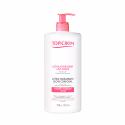 Topicrem UH Leche Ultra Hidratante Corporal, Lait, Unisexe, Protection, Hydratant, Nourrissant, Peau sèche, 1000 ml, All ages