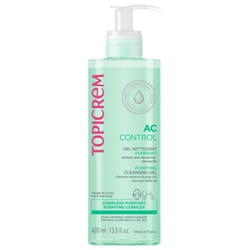 Topicrem AC CONTROL Gel Nettoyant Purifiant 400 ml