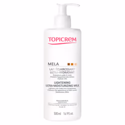 Topicrem Mela Lightening Ultra-Moisturizing Milk, Lait, Femmes, Anti-taches, Hydratant, Blanchiment, Tous types de peau, 500  ...