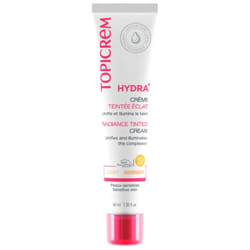 Topicrem HYDRA+ Crème Teintée Éclat SPF50 40 ml - Teinte : Claire
