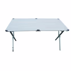 • TABLE CLAYETTE ESSAOUIRA 110 cm • Structure + clayettes en aluminium (petit modèle) • Charge maxi : 30 kg • Emballée dans s ...