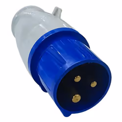 ANTARION Fiche Mâle P17 (C/50)  – Connexion Robuste Pour Bornes Électriques en Camping-car