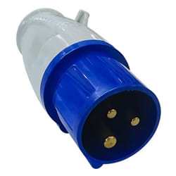 ANTARION Fiche Mâle P17 (C/50)  – Connexion Robuste Pour Bornes Électriques en Camping-car