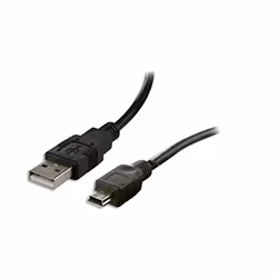 Connectland CL-CAB20044, 1,8 m, USB A, Mini-USB B, USB 2.0, Mâle/Mâle, Noir