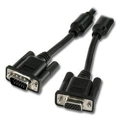Connectland VGA15MF-10M-BLINDE câble VGA VGA (D-Sub) Noir