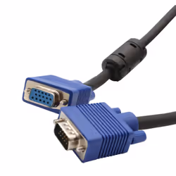 Connectland CL-CAB32010 câble VGA 15 m VGA (D-Sub) Noir, Bleu