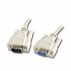 Connectland VGA-15MF-10M, 10 m, VGA (D-Sub), VGA (D-Sub), Mâle, Femelle, Blanc