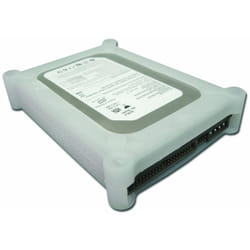 Connectland 1603005 Housse de disques de stockage Silicone Blanc