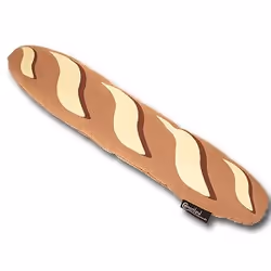 Connectland D-REPOSE-BAGUETTE, Coton, Polyester, Marron, 390 x 90 x 36 mm