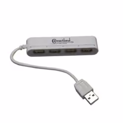SYBA CL-U2MNHUB-4W, USB 2.0, 480 Mbit/s, 0,1 m