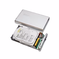 SYBA CL-ENC35008 Boîtier de disques de stockage Aluminium 3.5"