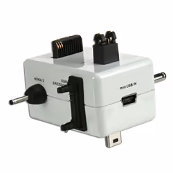Connectland 3803009 chargeur d'appareils mobiles Téléphone portable, Smartphone Noir, Blanc Secteur, Allume-cigare, USB Auto, Intérieure