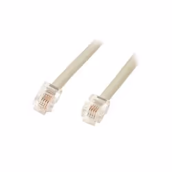 Cable RJ11 - 2M 6P4C 2M MODEM-TEL Réf : 0111001