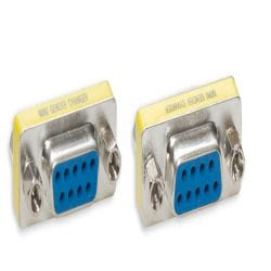 SYBA CL-ADA15028 changeur de genre de câble DB9 Bleu, Argent