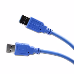 Connectland 0107201, 1,8 m, USB A, USB A, USB 3.2 Gen 1 (3.1 Gen 1), Mâle/Mâle, Bleu