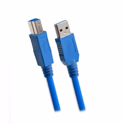 Connectland CL-CAB20072, 1,8 m, USB A, USB B, USB 3.2 Gen 1 (3.1 Gen 1), Mâle/Mâle, Bleu