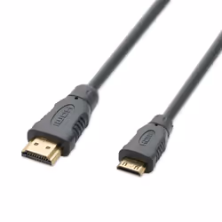 Connectland CL-CAB31023, 1,8 m, HDMI Type A (Standard), HDMI Type C (Mini), Noir
