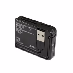 Connectland LECT-MUL-CAR-GC-2015-BK lecteur de carte mémoire USB 2.0 Noir