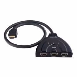 Connectland DS-HDMI-3P-0301D, Noir