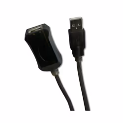 Connectland USB-REPEATER-V2-20M, 20 m, USB A, USB A, USB 2.0, Mâle/Femelle, Noir