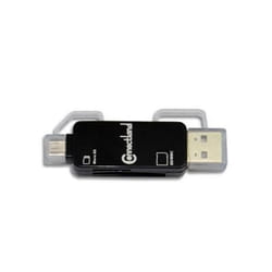 Lecteur cartes compatible smartphones OTG 809-BK