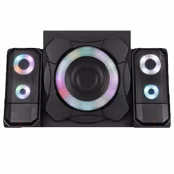 Haut Parleur Gaming THOR 2.1 Sans Fil Black Lighting- 55W RMS (25W+10W*2)