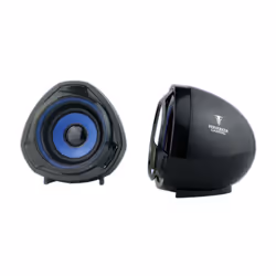 Berserker Gaming HATI BLEU, 2.0 canaux, Avec fil, 5 W, 80 - 20000 Hz, Noir, Bleu