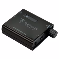 Amplificateur de casque duo BERSERKER GAMING - Noir - 2 sorties audio Jack 3.5mm - Égaliseur matériel