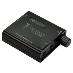 Amplificateur de casque duo BERSERKER GAMING - Noir - 2 sorties audio Jack 3.5mm - Égaliseur matériel