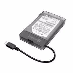 Boîtier externe - G2-28-BK - USB 3.1 Type-C - 2.5 SATA - Noir - UASP jusquà 10 Gbps