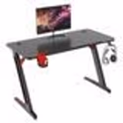 BERSERKER Bureau Gaming DESK B120 Noir / Rouge - (B120-BK-RED)