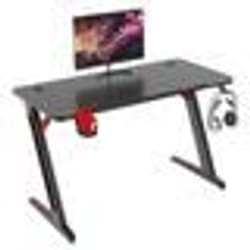 BERSERKER Bureau Gaming DESK B120 Noir / Rouge - (B120-BK-RED)