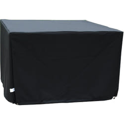 Dcb Garden - housse - Housse de protection pour table de jardin 4 places en polyester noir