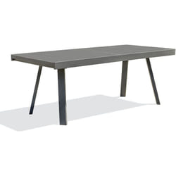 Stockholm - Table de jardin 12 places en aluminium Dcb Garden