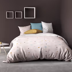 Planete Discount PD8110-240, Motifs, Lavage en machine, 40 °C, Oeko-Tex, 220 x 240 cm, Coton