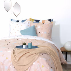 Parure de lit - Housse de couette 100% Coton 57 fils Zen - PD8110-240