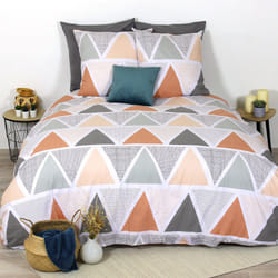 Housse de couette et taie d'oreiller coton Citrus - PD9701-240