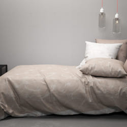 Parure de lit housse de couette avec taies d'oreiller 100% Coton Tencel 57 fils Plage - PD12865-240