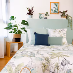 Housse de couette avec taies d'oreiller 100% Polyester 72 gsm Theos - PD15180-240